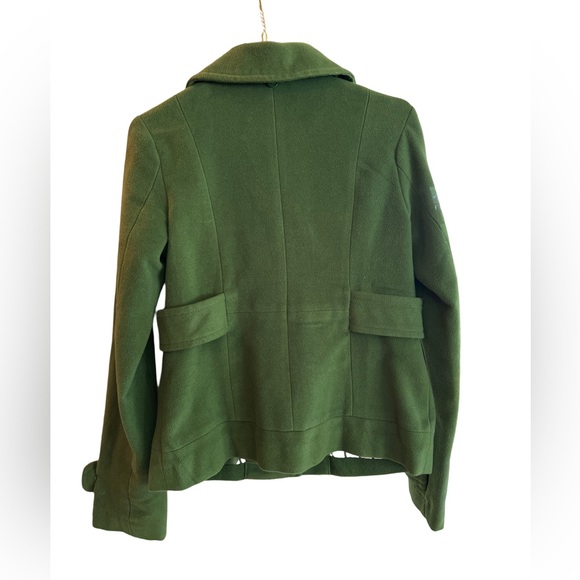 Green Peacoat Jacket - Picture 3 of 4